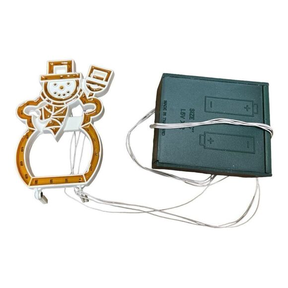 Department 56 Village Brite Lites Lighted Snowman Accessory 52370 - Picture 3 of 4